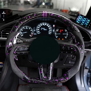 Volante Deportivo para Autos, Volante de Fibra de Carbono Forjado para <span class=keywords><strong>Mazda</strong></span> X3 - Product Image 1