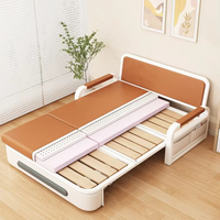 Canapé-lit pliable et rétractable compact, lit simple multifonctionnel pour petit balcon, meubles de salon