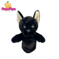 Boneka Tangan Beruang Teddy Mainan Hewan Isi PP untuk Imajinatif dengan Mulut Terbuka Interaktif untuk Orang Tua-Anak Mainan Plush Baru