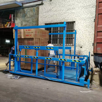 Plateforme de chargement de conteneurs de camion électrique mobile, rampe de chargement et de déchargement