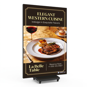 Pantalla LED Plegable de 3 Lados para Interiores, Póster LED P1.86 P2 P2.5, Pantalla LED Tri-Fold para Ferias Comerciales, Tiendas o Eventos - Product Image 1