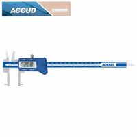 Jauge de profondeur numérique ACCUDE 133-006-11 120-006-12 115-006-11 0-150MM en plastique + métal noir, outil de mesure pour machines-outils CNC