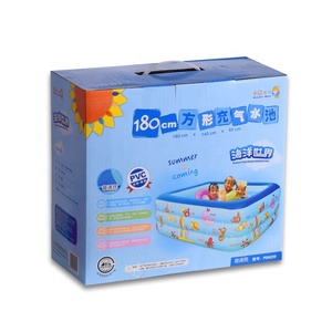 Piscine <span class=keywords><strong>gonflable</strong></span> géante en PVC écologique Sunshine avec fond à bulles souples pour enfants et familles, idéale pour l'extérieur et le jardin - Offre spéciale - Product Image 6