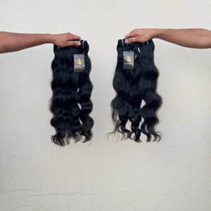 Fournisseurs de Cheveux Indiens Vierges Non Transformés 100% Naturels de Type Temple – Extensions de Cheveux Humains à Cuticules Intactes, Toutes Textures, en Lots - Product Image 1