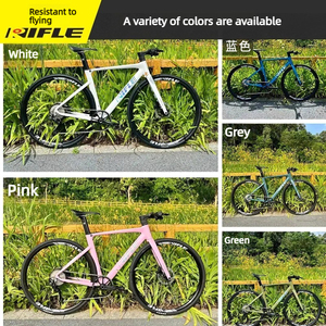 Vélo de route/gravel à poignée plate, vitesses variables, freins à disque, ultra-léger en alliage d'aluminium, Gravel Melon Bike Gravel 700C - Product Image 5