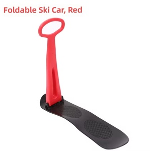 Traîneau à neige pliable Scooter à neige avec poignée Durable Snowboard Kick Scooter coulissant pour tous les âges Couleurs assorties - Product Image 4