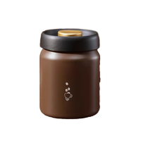 Commander directement 900ml cuisine en acier inoxydable 316 bocal scellé sous vide résistant à la lumière de qualité alimentaire conteneur alimentaire en grains de café durable