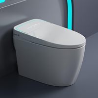 Toilette intelligente OEM/ODM en gros avec siège chauffant et chasse d'eau automatique, bidet électrique monobloc moderne pour hôtels de luxe