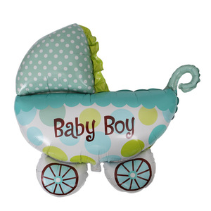Palloncini in pellicola di alluminio con decorazioni per il primo compleanno di bambini e bambine con faccina felice e arcobaleno. - Product Image 5