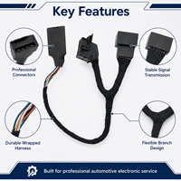 Dispositivo para Bloquear el Kilometraje AUDI S3/RS3 8Y 2020-2024 12V OBD2, Herramienta de Kilometraje con Modo Conmutable, Filtro de Can Bus, Adaptador de Arnés Electrónico Personalizado