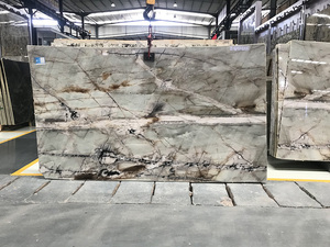 Brazil Cristallo Tiffany Quartzit Màu Xanh Lá Cây Kỳ Lạ Quartzit Tấm - Product Image 3