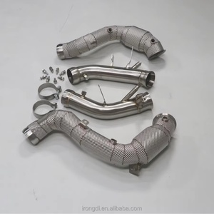 Tuyau d'échappement pour Mercedes-Benz E63S AMG 4.0T en acier inoxydable avec tuyau à haut débit - Product Image 3