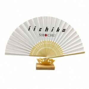 Personalized Decoration Black Large Wooden Folding Custom Printing Bamboo <b>Hand</b> <b>Fan</b> - Product Image 6