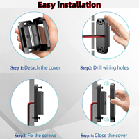 Prise de charge rapide USB double port PD à montage en surface, prise de courant 12V pour voiture avec interrupteur marche/arrêt pour camping-car, bus, camion, bateau, caravane