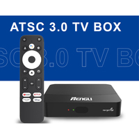 Boîtier TV Pinnacle ATSC 3.0 - Quad Core 4K HDR Streaming Android 11 WiFi 6 5.0 Télécommande Widevine DRM