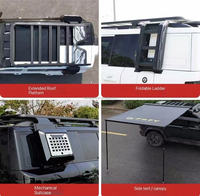 Pour BYD Equation Leopard 8, pièces automobiles, kit carrosserie, échelle de voiture de haute qualité, échelle latérale en alliage d'aluminium, barres de toit de voiture