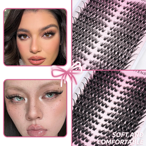 Bán buôn mi nối chùm 14 hàng, làm thủ công, mi volume, nhiều hàng, nhiều kiểu, mi nối riêng lẻ - Product Image 5