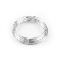 0.4m-2mm haute pureté 9999 fil d'argent pur 36 38 40 Awg pour la fabrication de bijoux fil antioxydant et lingot d'argent
