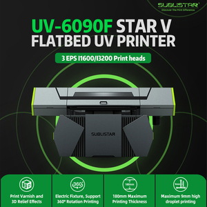 Sublistar เครื่องพิมพ์แผ่นแปะ TPU <span class=keywords><strong>UV</strong></span> DTF 3D เครื่องพิมพ์ป้ายโลโก้9060 6090 flabeed พิมพ์3หัวกล้อง I3200 - Product Image 3