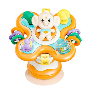 2025 bébé nouveau éducatif sensoriel <span class=keywords><strong>hochet</strong></span> Fidget <span class=keywords><strong>ventouse</strong></span> filature jouets multi-fonction dessin animé <span class=keywords><strong>ventouse</strong></span> <span class=keywords><strong>Table</strong></span> à manger jouet - Product Image 1