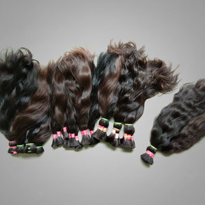 Extensión de cabello de templo indio crudo sin procesar de onda suelta/mayorista de cabello humano indio Natural 100% de India - Product Image 1