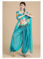 Nouvel ensemble de pantalons longs de danse harem pour adultes, style Princesse Jasmine, Inde, Hollywood