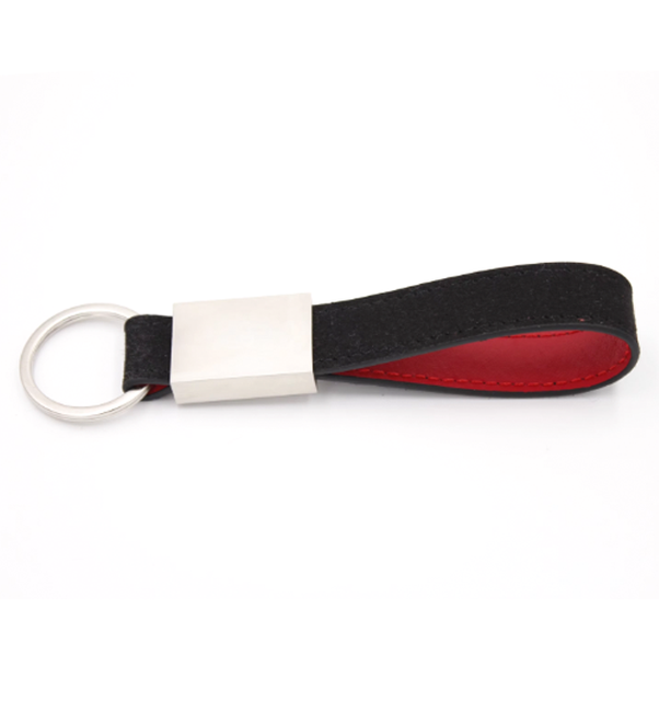 Leather Keychain Pu Leather Customized Car Logo Engraving Personalized Blanks Custom Metal Leather Keychain
