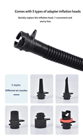 Pompe à air manuelle multifonctionnelle pour ballons, bateaux pneumatiques, ballons de yoga, matelas gonflables et bateaux gonflables - Vente en gros