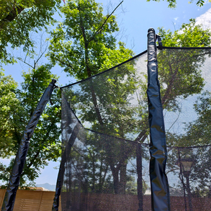 Trampoline Zoshine pour grands garçons, extérieur, avec couverture de ressort en PVC robuste, filet de sécurité, design écologique et panier de <span class=keywords><strong>basket</strong></span>-ball - Product Image 5