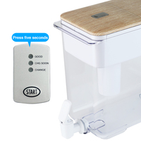 Accessoires de cuisine Distributeur d'eau de 27 tasses avec filtre standard sans BPA Dure deux mois ou 40 gallons Élimine les impuretés