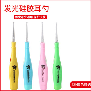 Cure-oreille en plastique lumineux avec lumière LED pour l'élimination du cérumen, pour enfants et adultes, couleur aléatoire, unité individuelle - Product Image 4