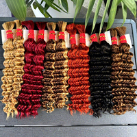 Perruques en gros de cheveux humains en vrac, extensions de cheveux vierges brésiliens et indiens bruts, sans colle, avec dentelle HD frontale, pour revendeurs