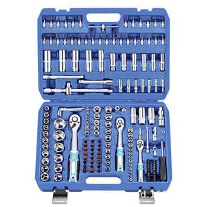 Juego de Herramientas de Reparación de Automóviles de 216 Piezas, Juego de Llaves de Trinquete Profesionales para Vehículos - Product Image 4