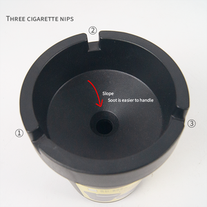 <b>Portable</b> Car Ashtray - Compact and Stylish Design With Multiple Color Options for Convenient Use in Vehicles - Product Image 4