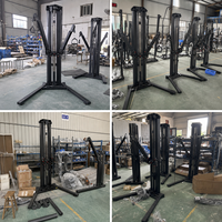 FRS Machine à poulies double réglable avec câble, Entraîneur fonctionnel, Équipement de fitness pour la musculation à domicile et usage commercial