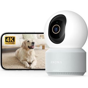 กล้องวงจรปิด Anona Pano 4K UHD สำหรับภายในบ้าน ดูแลสัตว์เลี้ยงและเด็ก หมุนได้ 360 องศา รองรับ Wi-Fi 6 แบบ Dual Band - Product Image 1
