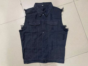 Chaleco de Mezclilla de Algodón para Hombre, Estilo Coreano, Corte Ajustado, Sin Mangas, Transpirable, con Botones, Moda Moto, Casual, Otoño 2026 - Product Image 6