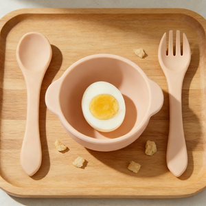 <span class=keywords><strong>Couverts</strong></span> pliables pour enfants, anti-étouffement, vaisselle pour jeunes enfants, ustensiles de table résistants à la chaleur, pièces d'argenterie polyvalentes pour nourrissons - Product Image 6