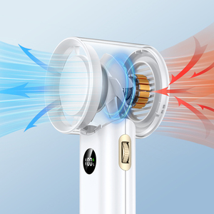 Nouveau ventilateur de poche extérieur haute vitesse 100 vitesses vitesse illimitée ventilateur USB Rechargeable <span class=keywords><strong>violent</strong></span> bureau Mini Turbo petit ventilateur - Product Image 3