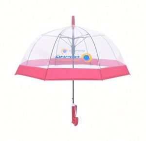 Parasols transparents miniatures en plastique de haute qualité, mignons et automatiques, personnalisables avec impression de logo, pour enfants, pour l'extérieur - Product Image 1