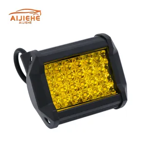 Araç aydınlatma sistemi, fabrika sıcak satış moda tasarım 72w çalışma ışığı Lens ile sarı ışık taşınabilir Off-Road LED spot