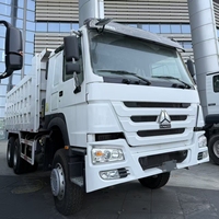 Дешевый подержанный самосвал SINOTRUK HOWO с правым рулем, 371 л.с., мощный тягач, строительный самосвал-дампер