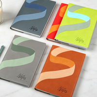 Carnet de notes professionnel A5 en similicuir personnalisé, épaissi, pour conférences, portable, élégant, avec option logo, idéal comme cadeau
