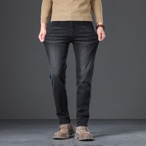 <span class=keywords><strong>กางเกง</strong></span><span class=keywords><strong>ยีน</strong></span><span class=keywords><strong>ส์</strong></span>ผู้ชายทรงปกติ, <span class=keywords><strong>กางเกง</strong></span><span class=keywords><strong>ยีน</strong></span><span class=keywords><strong>ส์</strong></span>สีดำสีเทาน้ำหนักเบาแนวธุรกิจลำลองใหม่ฤดูใบไม้ร่วง - Product Image 4
