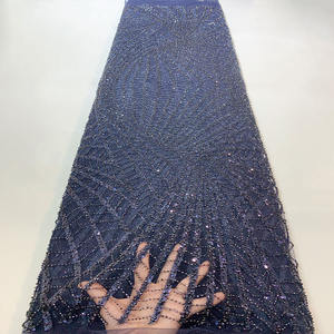 Gaun Malam Tabung Manik-manik Kristal Warna Cantik Gaun Malam Kain Tulle Payet Bordir Tabung Manik Gaun Prom Kain Renda - Product Image 5