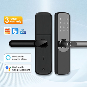 TTlock Smart Lock Work with Alexa Google Home <strong>Digital</strong> Fingerprint Password IC Card Key Tuya WiFi Smart Lock <strong>Door</strong> 3-year Warranty - Product Image 1