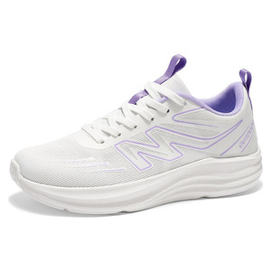 Zapatillas de Running Unisex con Parte Superior de Malla, Suela de Goma, Entresuela de EVA, Ligeras, Transpirables, Acolchadas, para Uso en Exteriores - Product Image 5