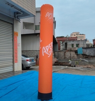 Colonne gonflable à LED avec logo personnalisé, tube gonflable pour la publicité