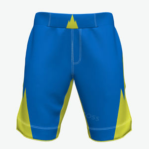 Pantalones cortos MMA de poliéster duradero de alta calidad, pantalones cortos de lucha con impresión de sublimación personalizada estirados en 4 vías para boxeo y artes marciales - Product Image 2