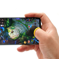 Fundas para Dedos de Juego Yimei, Nailon + Fibra de Carbono, Grosor de 0.3 mm, Refrigeración por Aire, Absorción del Sudor, Accesorio Perfecto para Teléfonos de Juego